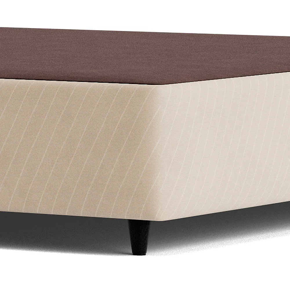 Detalhe do colchão Ortobom Base Box Ortobom Bege