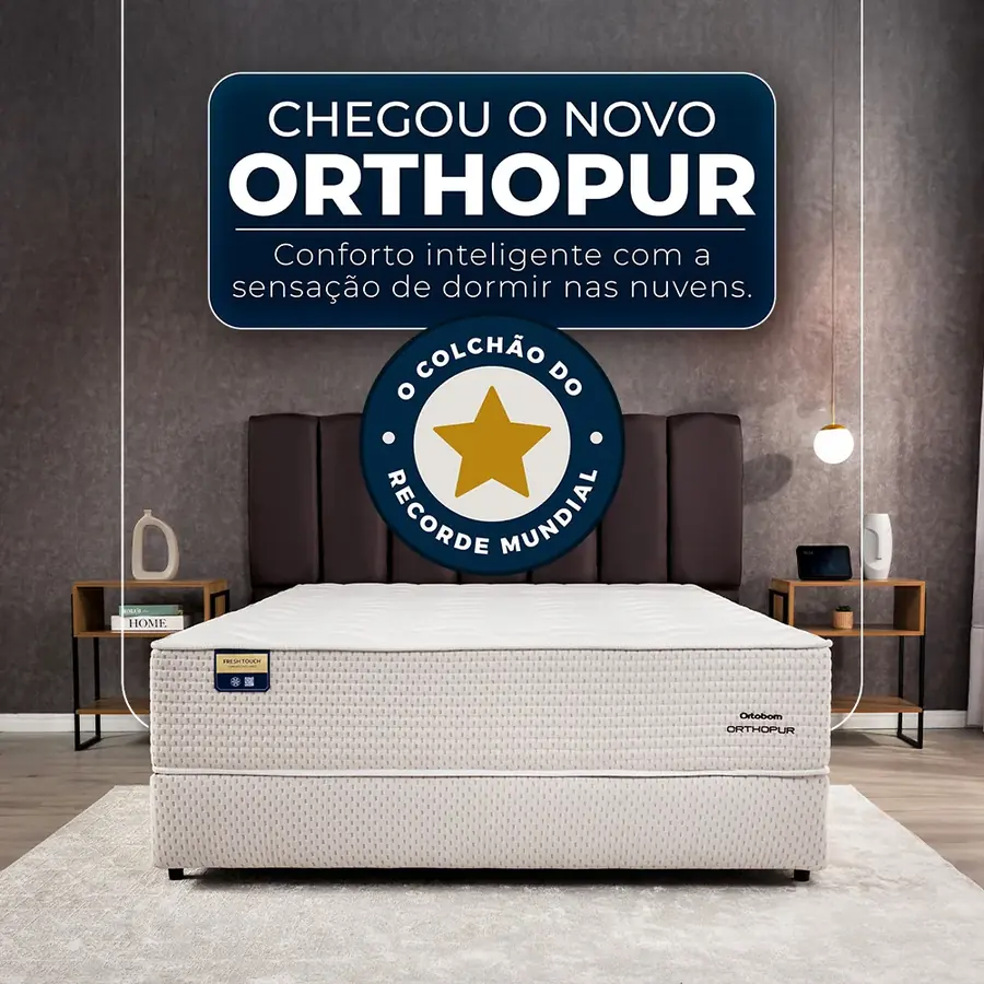 Colchão de espuma Ortobom Orthopur